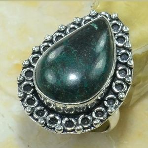 ** $15 Sale** New Chrysocolla 925 Silver Ring.